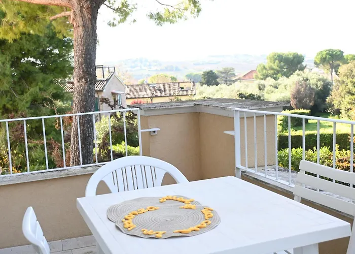 N185 - Numana, Meraviglioso Trilocale Con Terrazzo E Piscina Appartamento Sirolo